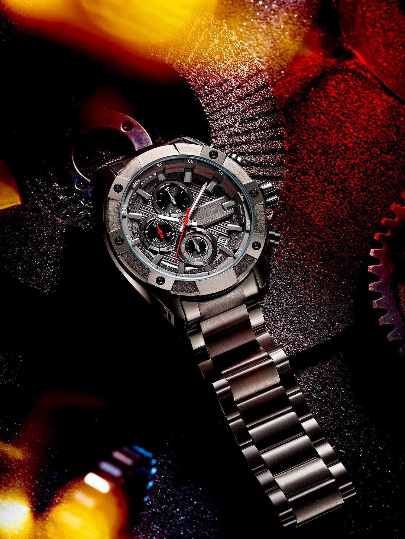 Reloj Gforce H4027g Cronografo Funciona